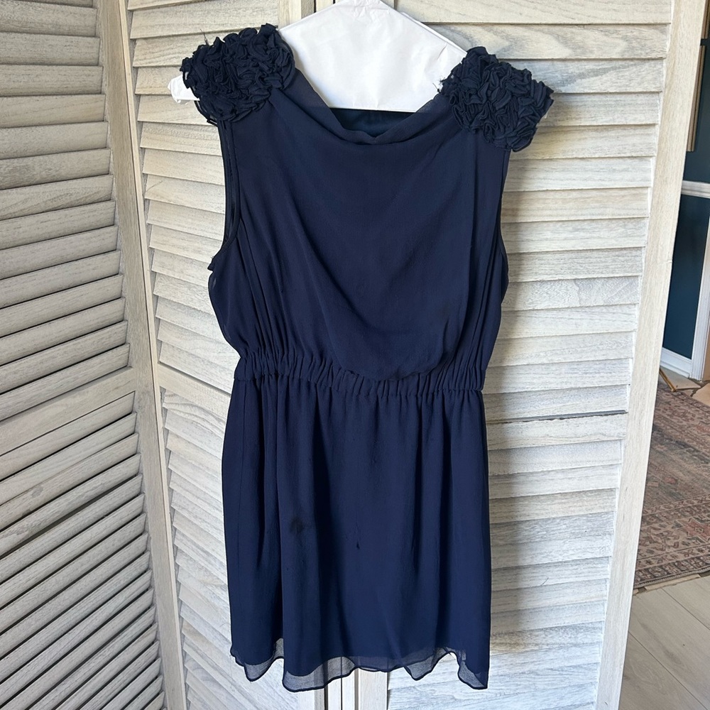 Dark Blue Mini Dress